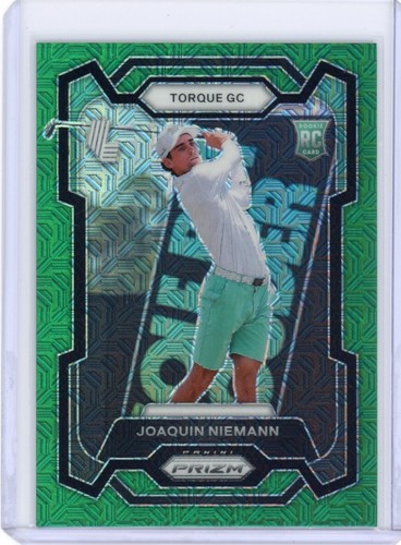 Joaquin Niemann Rookie 2024 Panini Prizm Green Mojo Prizm #55 (RC) /54