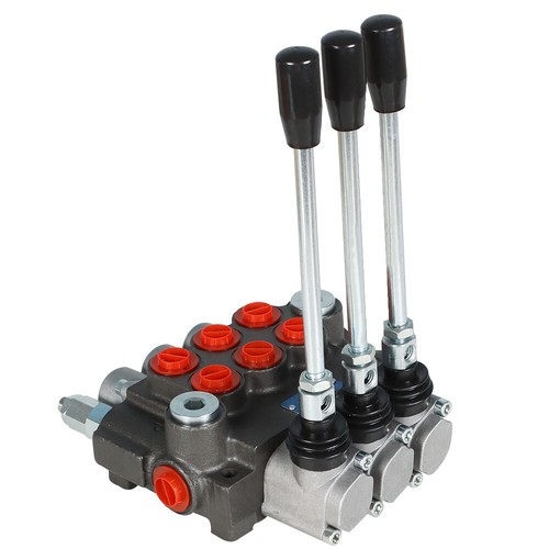 Hydraulic Directional Control Valve 3 Spool 13GPM BSPP Interface New - Picture 6 of 19