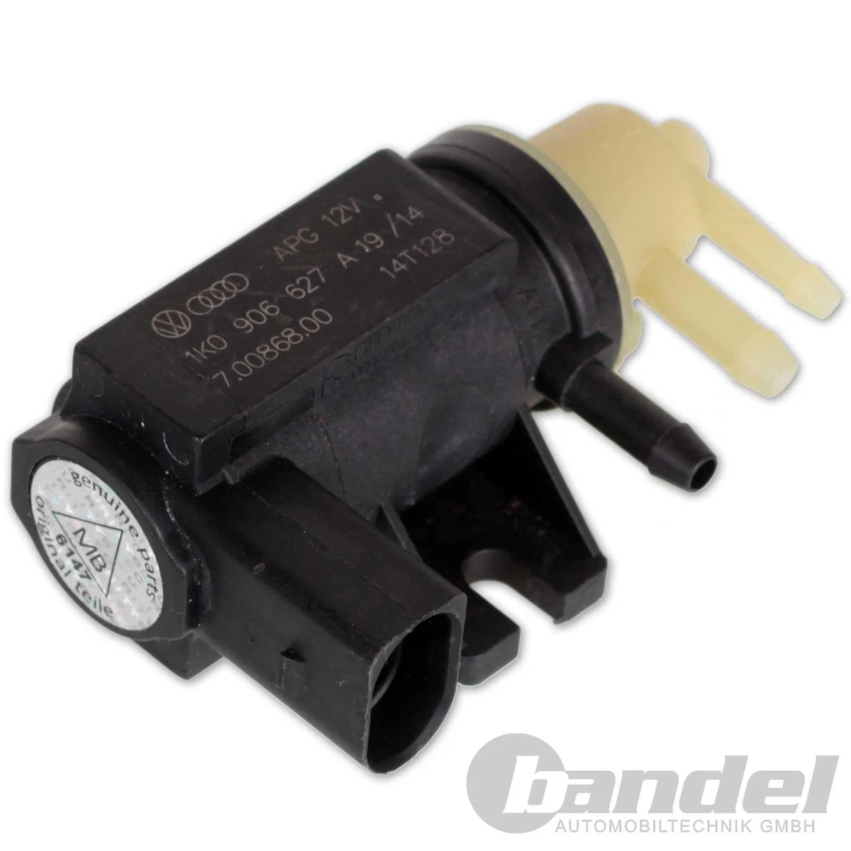 ORIGINAL VW 1K0906627A TDI DRUCKWANDLER N75 MAGNETVENTIL für GOLF