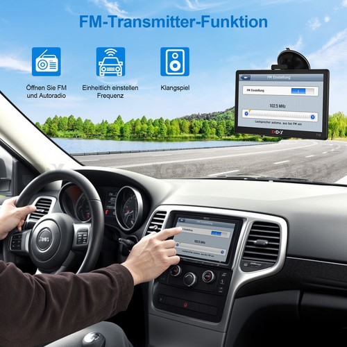 XGODY 7 Zoll GPS Navigationsgerät Wohnmobil PKW Navi LKW Navigation TypeC TF FM - Bild 5 von 14