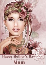 Mothers Day card Art Deco Mother's Day card