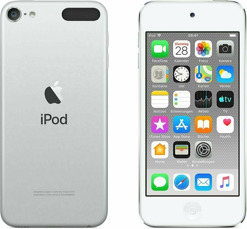 Apple iPod Touch (7th Generation) - Silver, 32GB - Tested A2178 