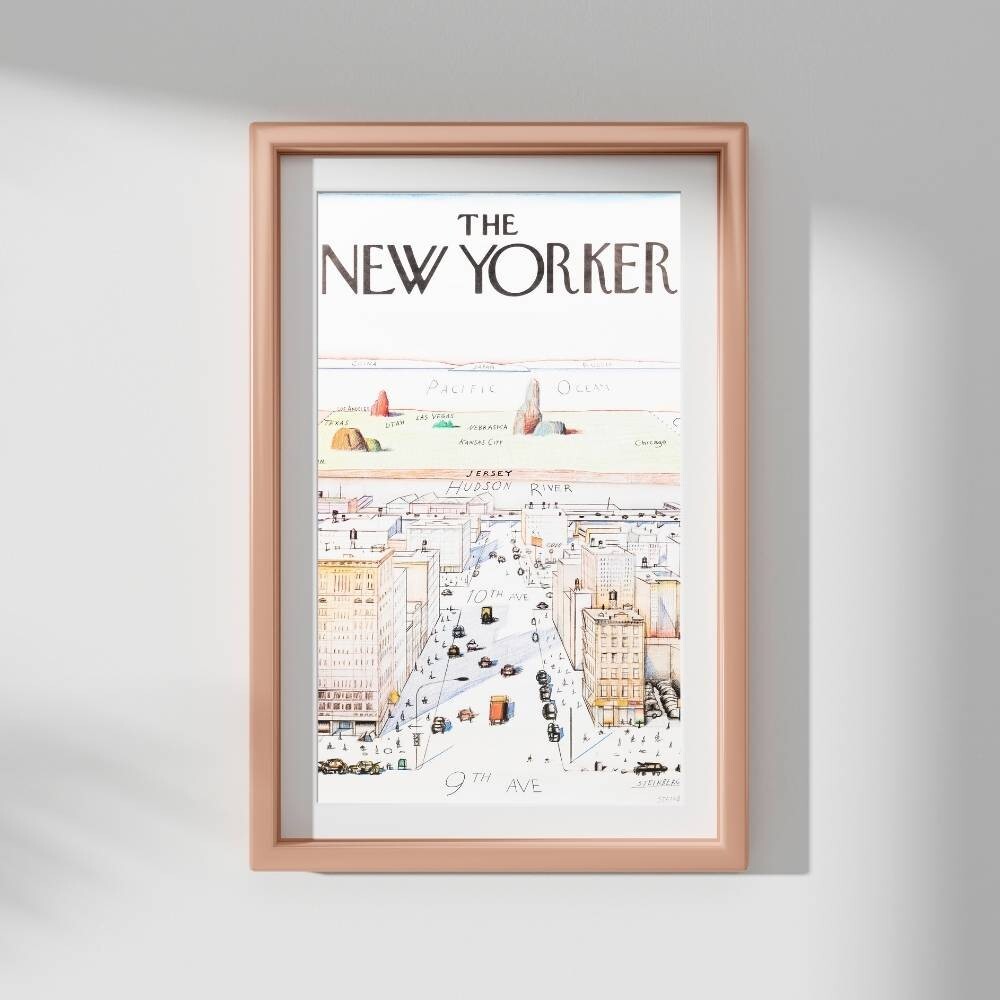 Buy Poster Canvas NewYorker March 29 1976 Issue Art Saul Steinberg