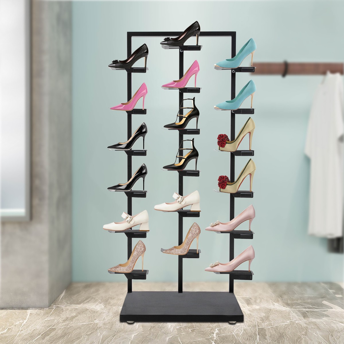 Commercial Shoe Rack High Heel Stand Delicate Shoe Store Display