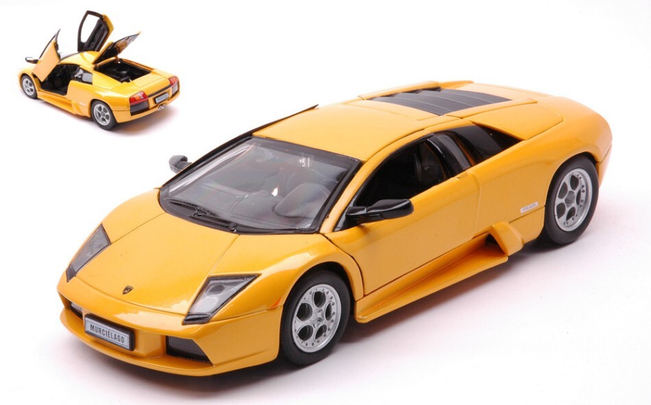 自動車 Welly Lamborghini Murcielago 1:24 Lamborghini Murcielago yellow diecast model car Welly 1 24