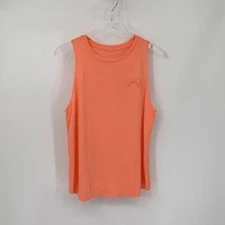 Spiritual Gangster Find Joy in the Journey tank top shirt peach sun orange Small