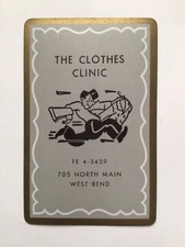 4 Vintage Advertising Playing Cards c.1950