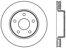 Disc Brake Rotor-Sport Cross-Drilled Front Left Stoptech 128.67068L
