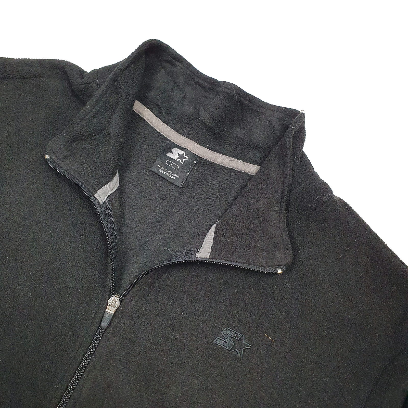 Mens STARTER Polyester Full Zip Fleece Jumper XL image 2