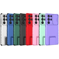 For Samsung Galaxy S25 Ultra S24 FE S23 S22 S21 S20 Rugged Case Slide Cover