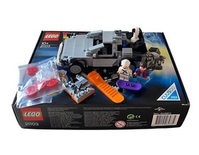 LEGO Ideas: The DeLorean Time Machine (21103) PreOwned Complete Set Retired #004