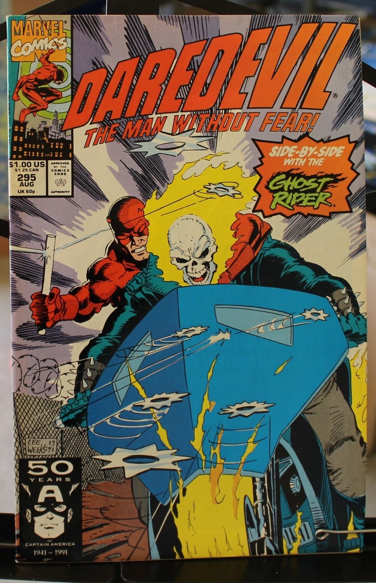 Daredevil The Man Without Fear with Ghost Rider 295 AUG