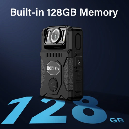 Boblov 1080P Police Body Worn Camera audio Video recorder Night Vision Cam 128GB - Picture 12 of 13