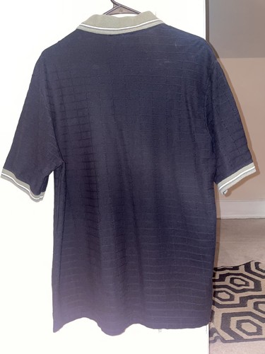Vintage Harley Davidson Hemd Schwarz Polo Herren L Made In USA Shirt Stepp Strick - Bild 5 von 7