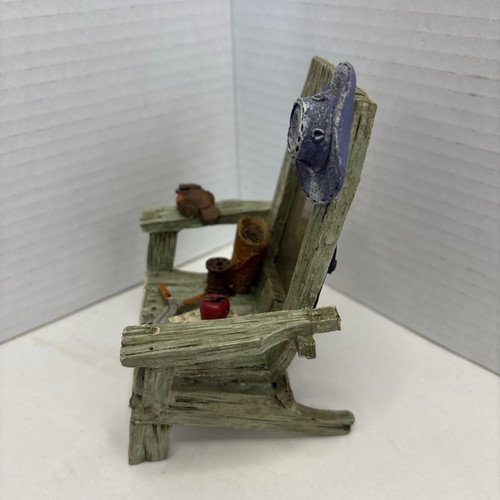 Hallmark Marjolien Bastin Adirondack Chair Picture Frame Lime Green Chair W/bird - Bild 5 von 12