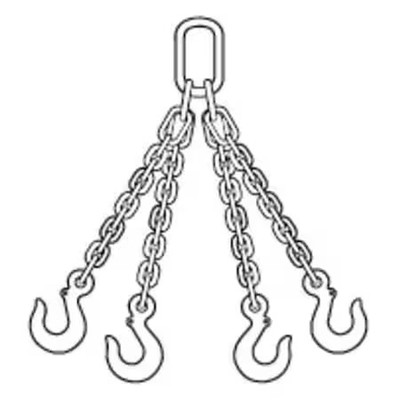 Chain Sling, 5 Ft. L, Qos Sling Type,  200002844