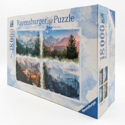 Ravensburger Puzzle Märchenschloss in 4 Jahreszeiten 16137 - 18.000 Teile - NEU