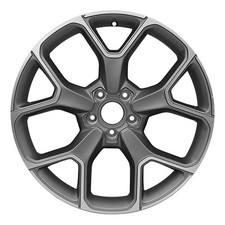 19x7.5 Machined Medium Charcoal Metallic Wheel fits 2020-2021 Fiat 500X