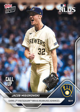 2025 Topps Now 858 Jacob Misiorowski Milwaukee Brewers Call Up RC NLDS PR 1564