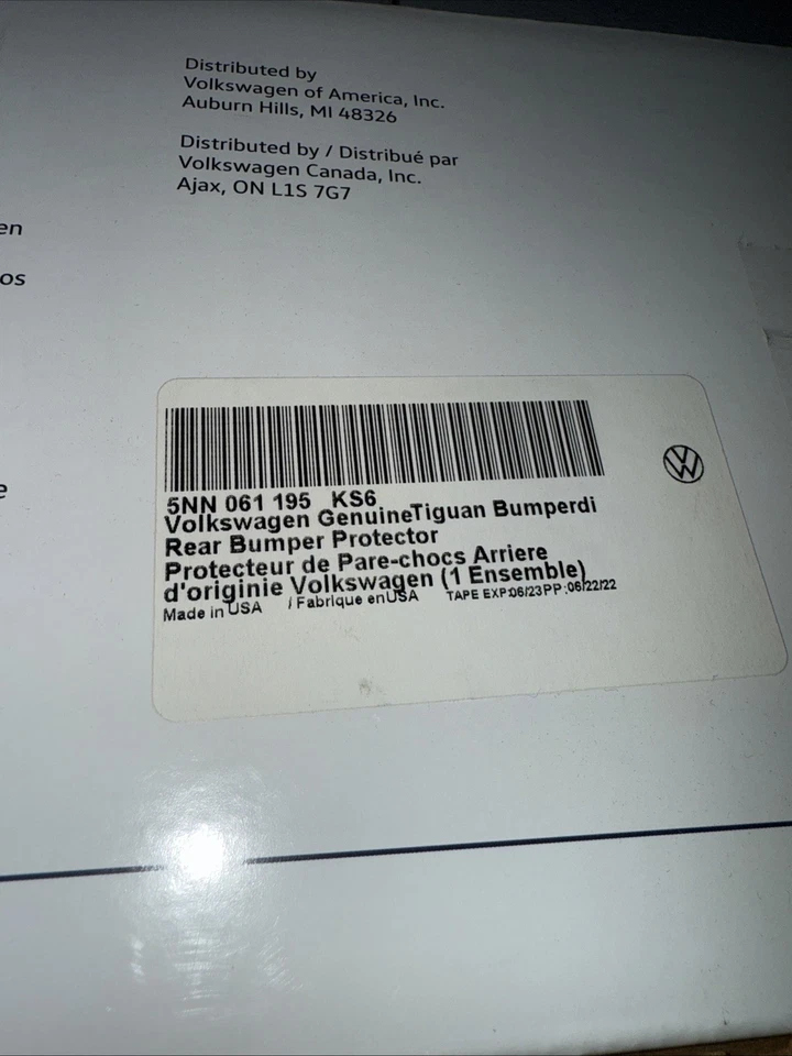 Placa de protección Bumperdillo original Volkswagen VW 5N061195KS6 Foto 4 de 4
