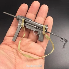 1/6 Scale Soldier Action Figure M3 Submachine Gun Weapon For 12" Body Toy