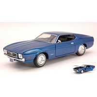 Ford Mustang Sportsroof 1971 Blue 1:24 Motormax Auto Stradali -D- Neues Modell