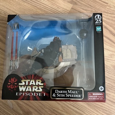 2024 SDCC Hasbro Exclusive Star Wars Black Series Darth Maul & Sith Speeder New