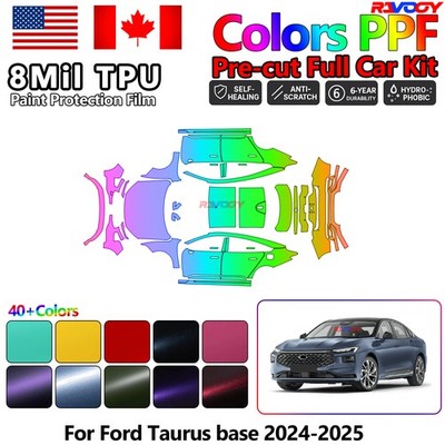 Color Precut PPF Paint Protection Film For Ford Taurus base 2024-2025