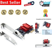 10/100/1000Mbps Gigabit Ethernet PCI Express NIC Network Card | with Intel I2...