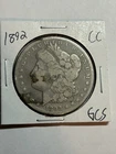 1892-CC Morgan Silver Dollar F Details Better Date Carson City