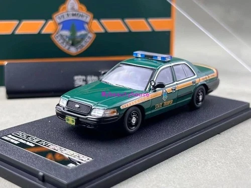 Rollin 1:64 Vermont Police VSP CV CROWN VICTORIA Model Diecast Metal Car 