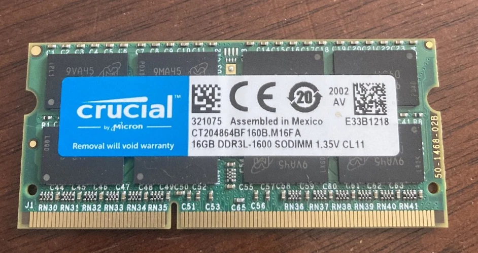 Crucial SO-DIMM 16 GB Computer Memory (RAM) for sale | eBay