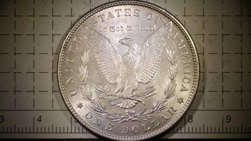 1885- Proof-AU Morgan Silver Dollar
