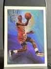 1990-91 NBA Hoops - Art Card Team Checklist Michael Jordan #358