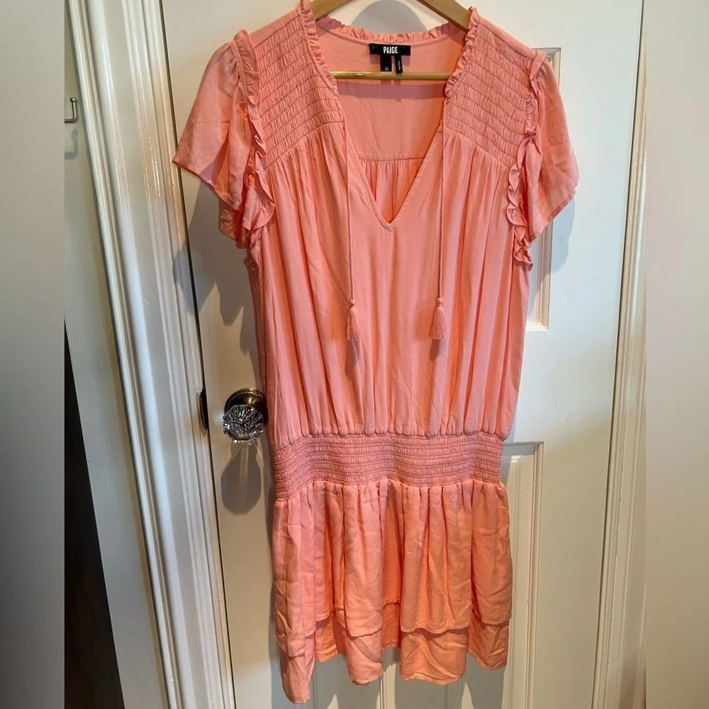 PAIGE Mono De Mezclilla Mayslie Para Mujer, Manga