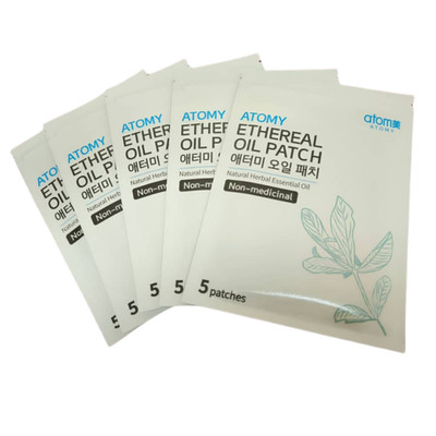 5 Pack ATOMY Ethereal Oil Patch Natural Herbal Pain Relief SHIP FROM USA