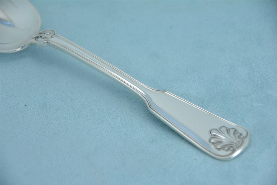 Tiffany & Co Shell & Thread Sterling Silver 7" Oval Soup Place Spoon No Monogram - Image 4 of 4