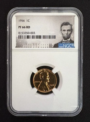 1956-P Lincoln Proof Penny Wheat Cent NGC PF66RD