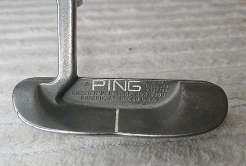 Ping Karsten Right Hand B60 Putter Steel Head & Shaft 36 Inch Original Grip - Picture 5 of 24