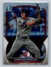 2023 Bowman Draft #BDC-180 Christian Knapczyk Chrome Refractor
