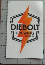 DIEBOLT BREWING CO Denver Colorado STICKER decal craft beer brewery
