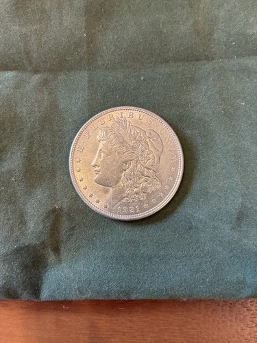 1921 Morgan Silver Dollar $1 Coin BU