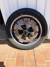 Harley Davidson Front Wheel Impeller Rim Tire Touring Dunlap Tire 2