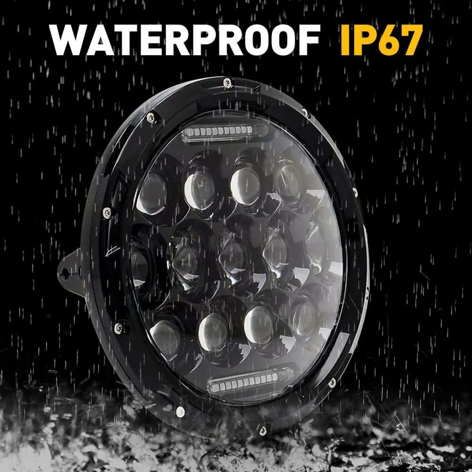 Faro LED de 7"" de haz alto bajo A++ para Chevrolet Bel Air 1953 1954 1955 1956 1957 Foto 3 de 4