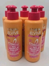 Lot of 5 L'Oréal Elvive Dream Lengths Leave-In Cream 6.8 oz New 