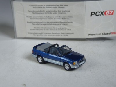 (KI-12-34) Premium Classixxs PCX87 Ford Escort Cabriolet blau met.  1:87 in OVP