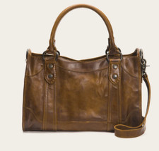 Frye Melissa Satchel Cognac Handbag GENUINE I...
