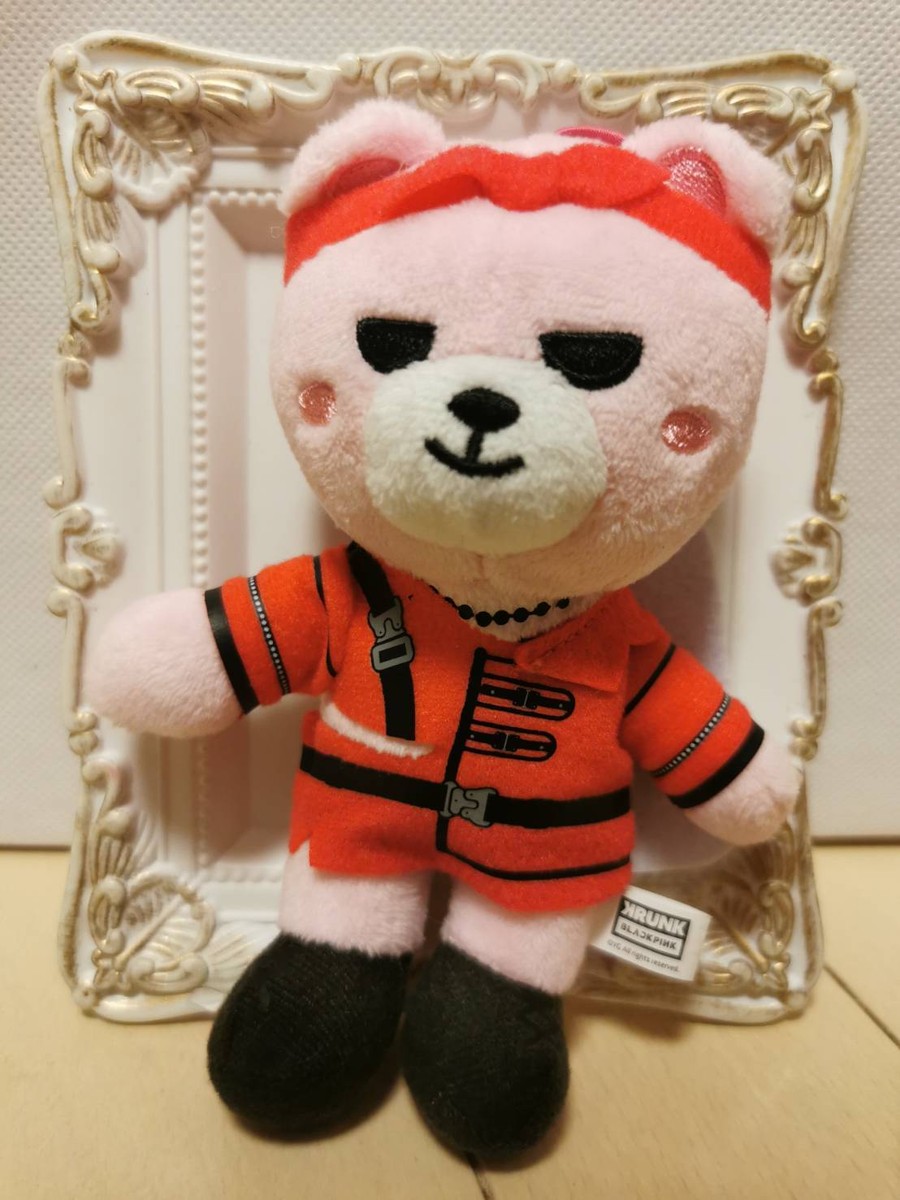 BLACKPINK Krunk Jisoo Plush mascot Very RARE black pink pink masco
