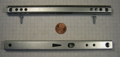 Hafele 420 58 186 Ball Bearing Mini Drawer Slides 182mm Length