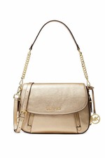 michael kors bedford legacy leather flap shoulder bolsa